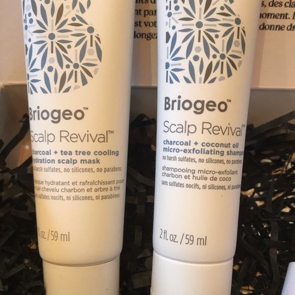 3 pc Briogeo - Scalp scrub shampoo; scalp mask; 5 ml scalp treatment w Charcoal - Picture 2 of 3